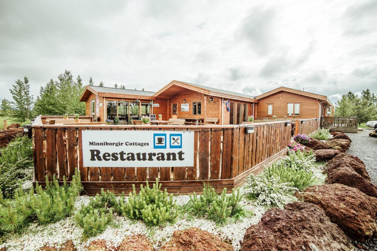 Minniborgir Cottages & Restaurant Selfoss Exterior foto